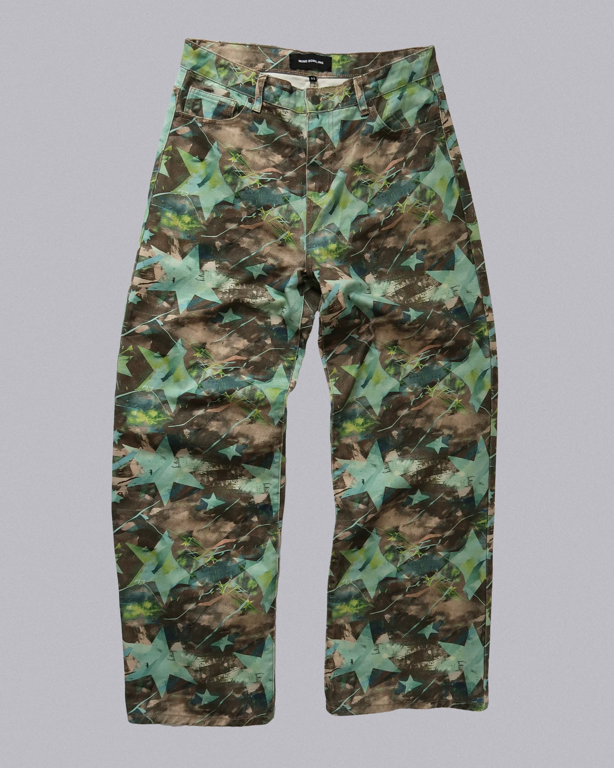 Attached camo pants